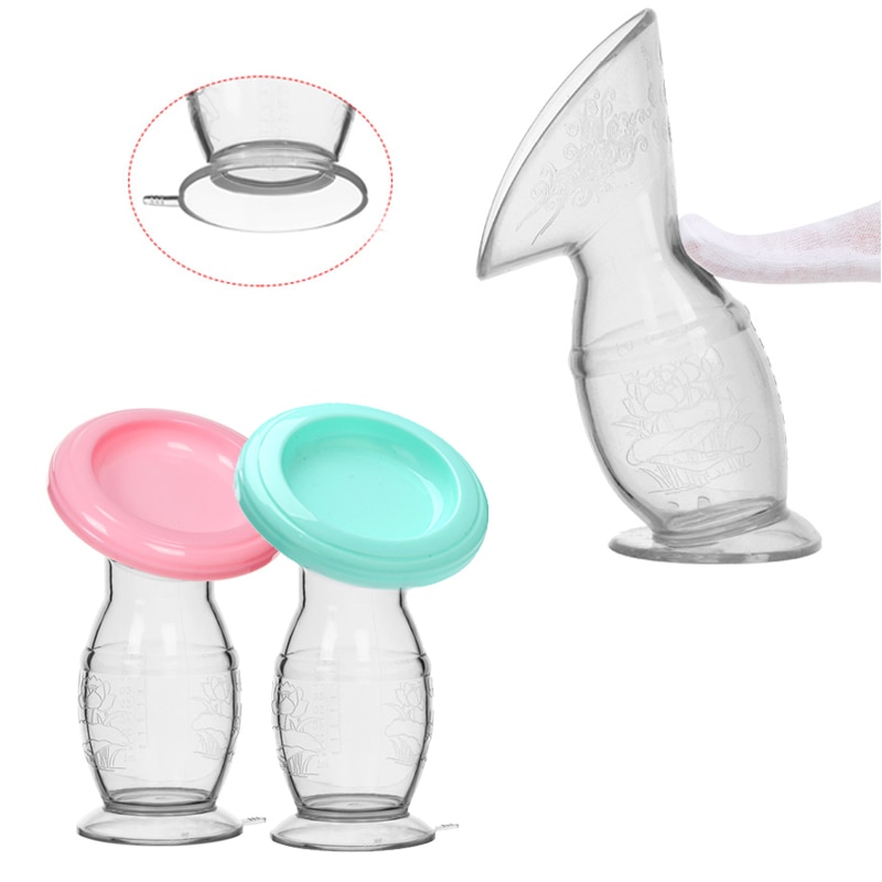 Breast Pump Baby Feeding Manual Breast Pump Partner Breast Collector Automatic Correction Breast Milk Silicone Pumps PP BPA Free