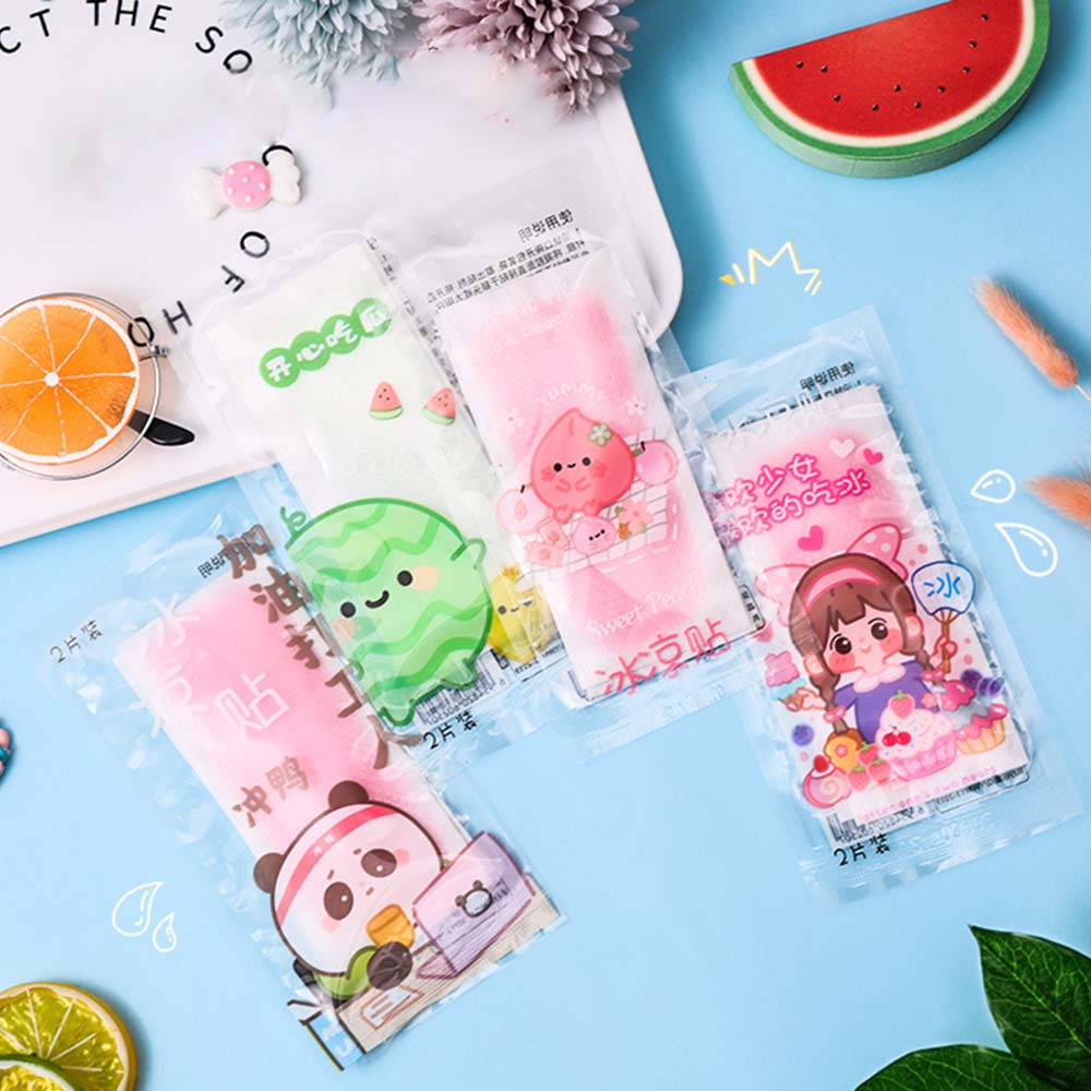 Non-woven fabric Hydrogel Summer Cartoon Heatstroke prevention Ice Cold Paste Cooling sheets Heat Cooling Sticker