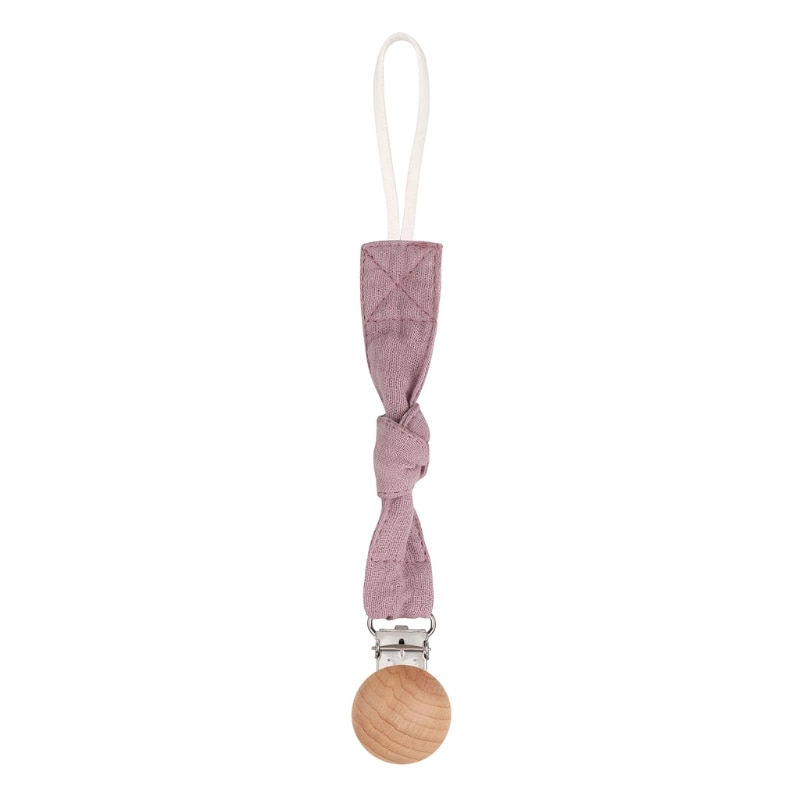 Baby Pacifier Clip Chain Cotton Country Style Pacifier Holder Dummy Clips Handmade Baby Gift