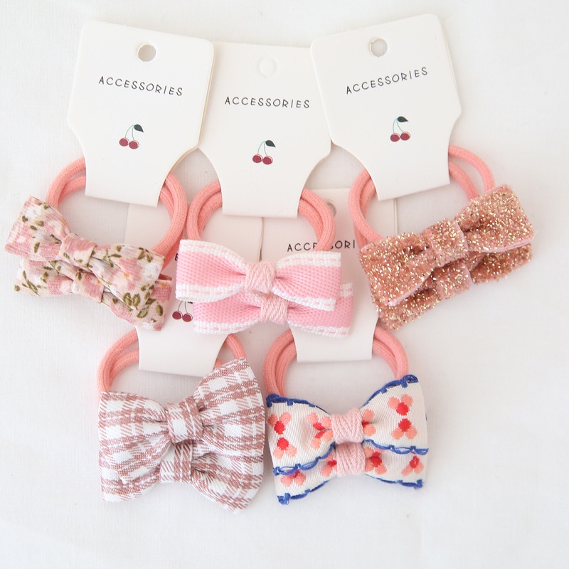 10PCS Kids Hair Bands for Girls Hair Accessories Baby Hair Ties Princess Hairband Children Headwear Bow Toddler Gift