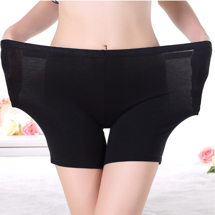 Soft and comfortable cotton material boxer shorts safety pants for women panties plus big size high waist ladies' underwear