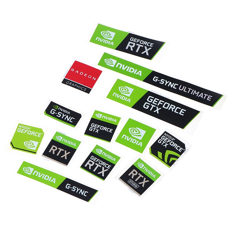 5PCS New High Quality NVIDIA GTX GEFORCE Laptop Desktop Label Decorative Sticker