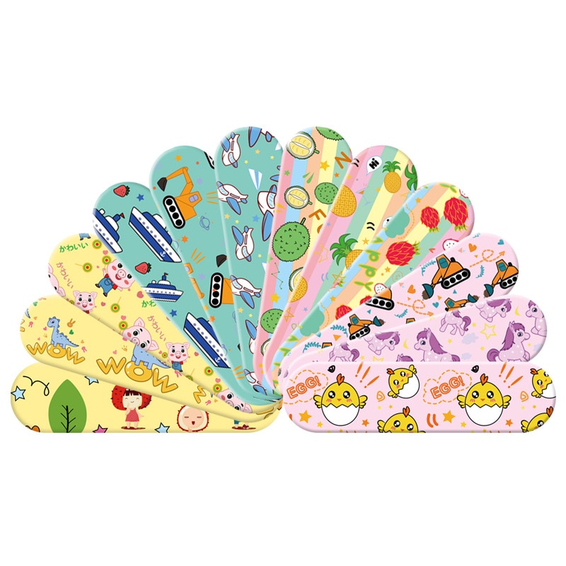 120pcs/set Waterproof Cartoon Wound Patches for Children Adult Band Aid First Aid Adhesive Bandages Medical Wound Dressing Tape