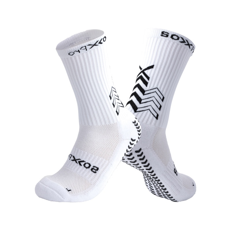 Men Soccer Cotton Training Non Slip Football/Basketball/Hockey Sports Grip Pads Socks