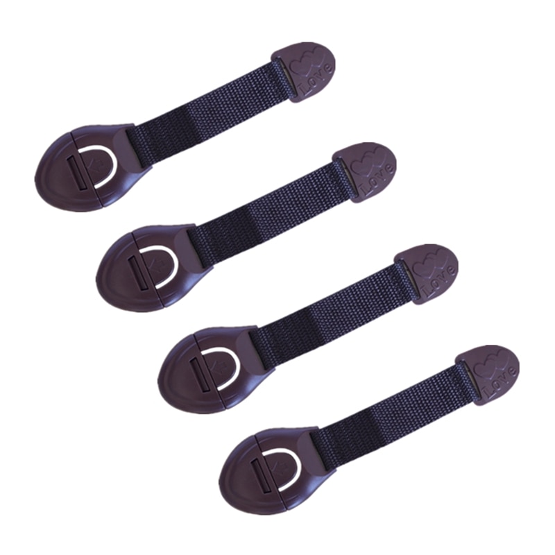 4pcs/lot Cabinet Door Drawers Refrigerator Toilet Baby Safety Locks for Kids Baby Locks for Children Kids Baby Safety Locks