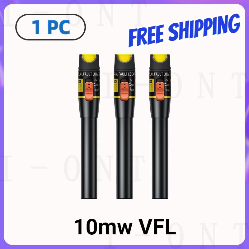 NEW Laser 10MW/10KM Visual Fault Locator, Fiber Optic Cable Tester 10KM Range Red Laser Light Pen VFL free shiping