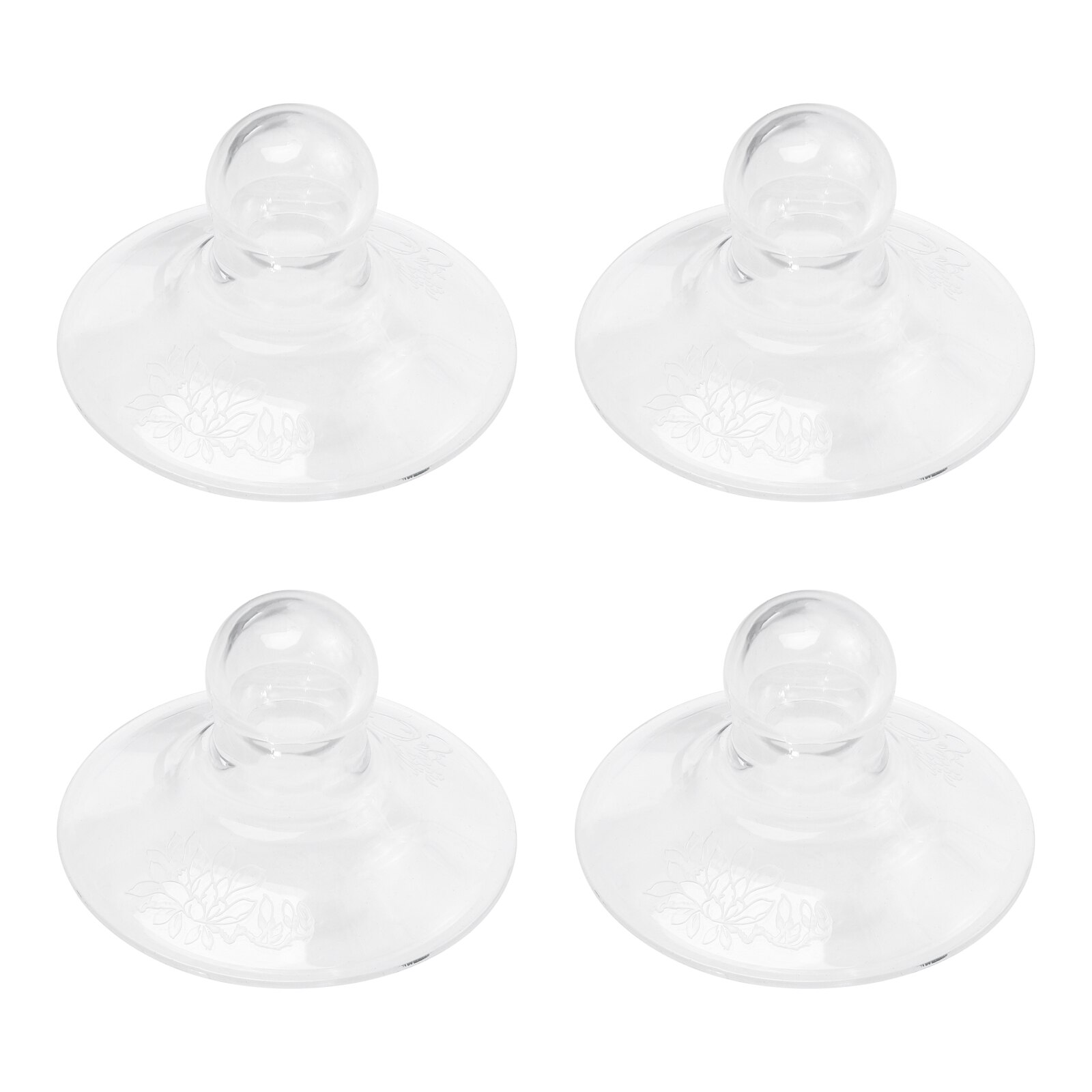 4Pcs Breast Sucker Professional Silicone Inverted Breast Corrector Soft Silicone Nipple Corrector for Flat Inverted Nipples