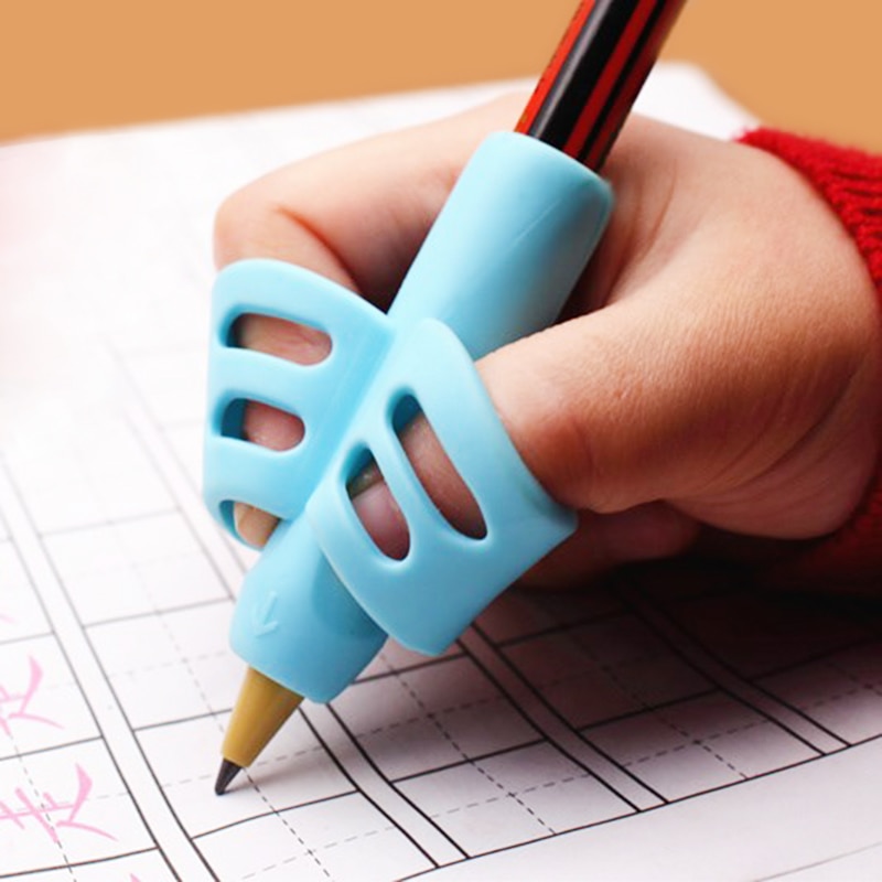 Children Writing Pencil Pen Holder Kids Learning Practise Silicone Pen Aid Posture Correction Device for Students