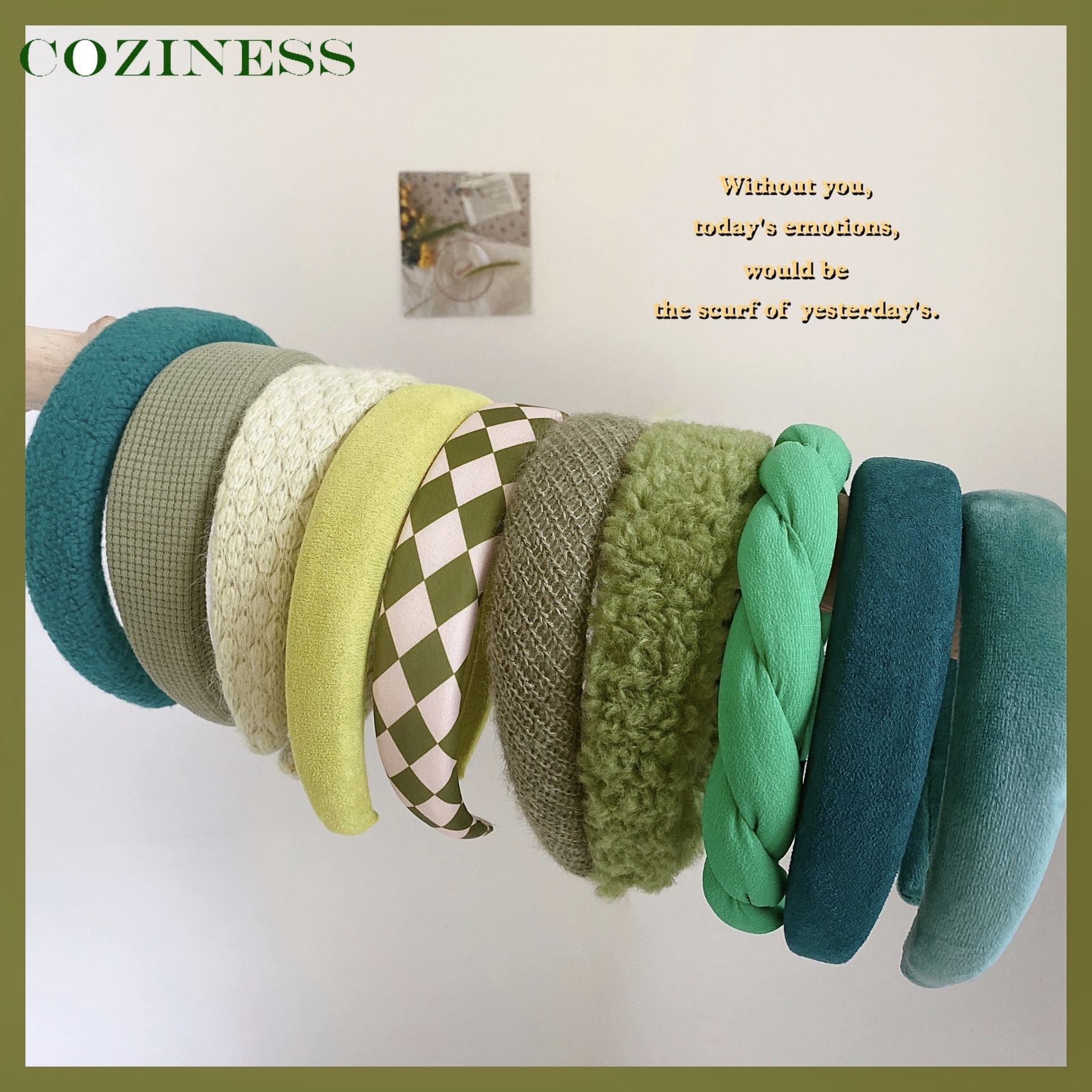 Baby Headband Adjustable Yellow Green Forest Hairpin High Quality Children Girl Hair Accessories 47 Colors Soft Canvas Hair Band