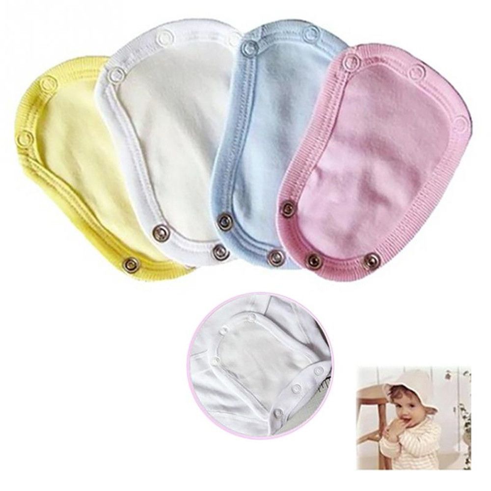 4 Colors Durable Bodysuit Extend Cotton Soft Jumpsuit Pads Jumpsuit Extend Changing Pads Covers Diaper Lengthen