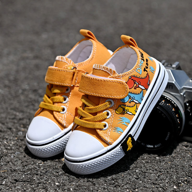 Children Cartoon Shoes For Boys Sport Canvas Breathable Sneakers Flats Kids Casual Shoes Spring Non-Slip Fashion Baby Zapatillas