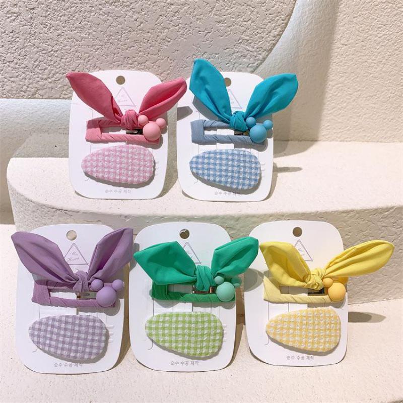 Cartoon Rabbit Ears Hair Pins Hairclips Baby Hair Accessories Hair Grips Girls Hair Wear Children Hair Styling Tools Headwear