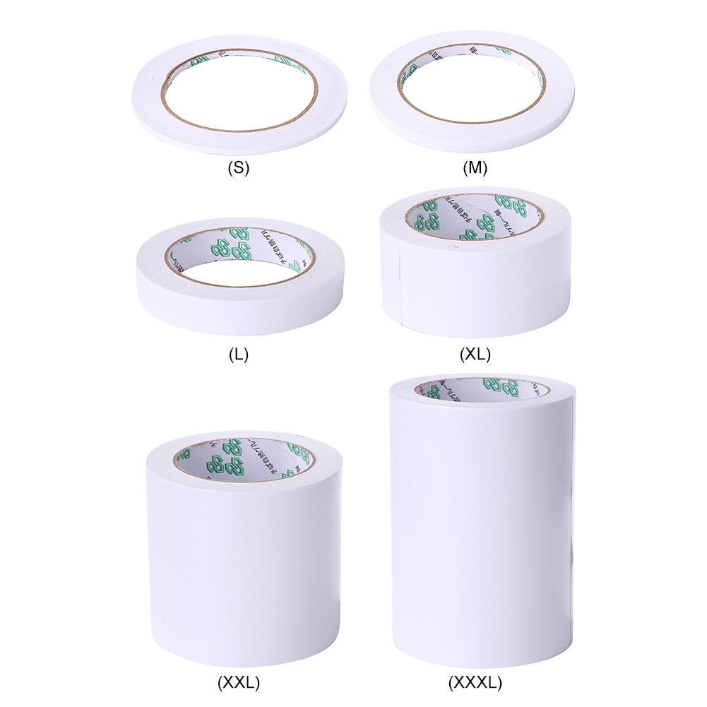 24.7m Ultra-thin High-adhesive Paper Double-sided Adhesives Tape Scrapbooking Arts Crafts DIY Stationery Supply