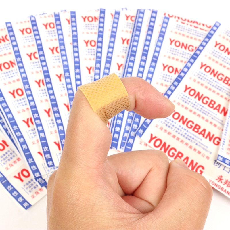 50/100/200 Pcs Breathable Adhesive Plaster Bandages First Aids Medical Bandages Band-Aid Patch Cushion Wound Hemostasis Stickers