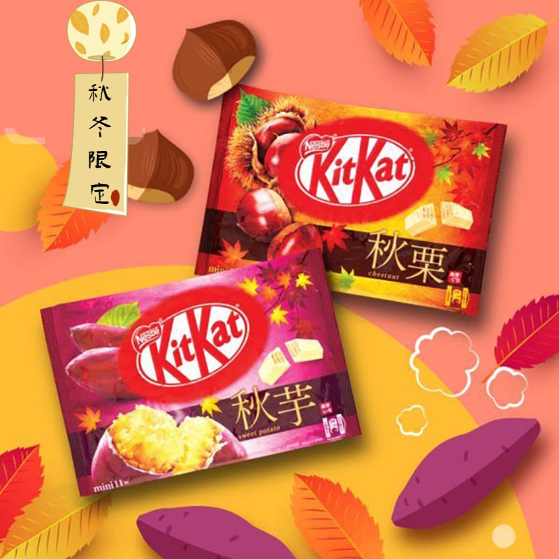12pcs Japanese Kitkat simulation chocolate mix flavor
