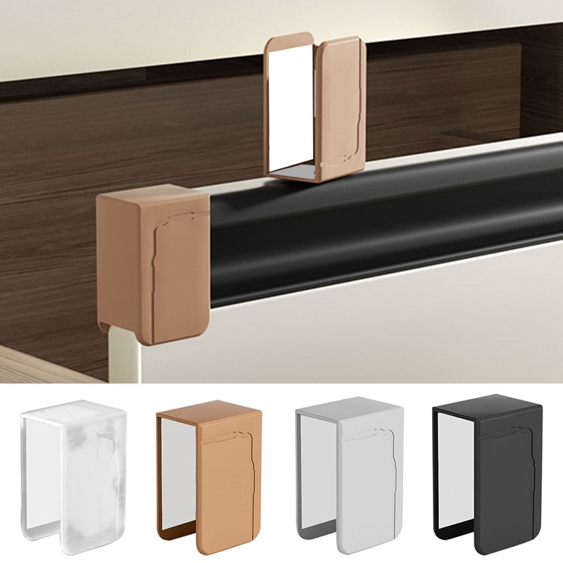 2pcs Baby Safety Corner Protector for Home Cabinet Handle U-shaped Cover Kids Furniture Angle Edge Protector Anti-collision