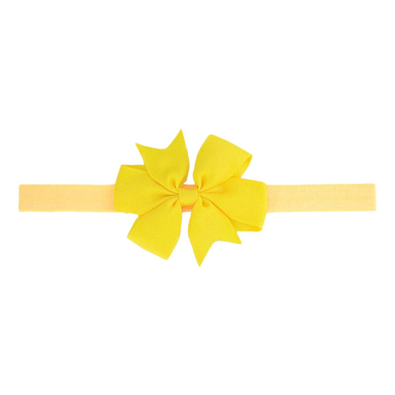 Baby Girls Bow Headbands Newborn Elastic Hairbands Todder Kids Chiffon Flower Hair Turban Cute Hair Headwear accessories