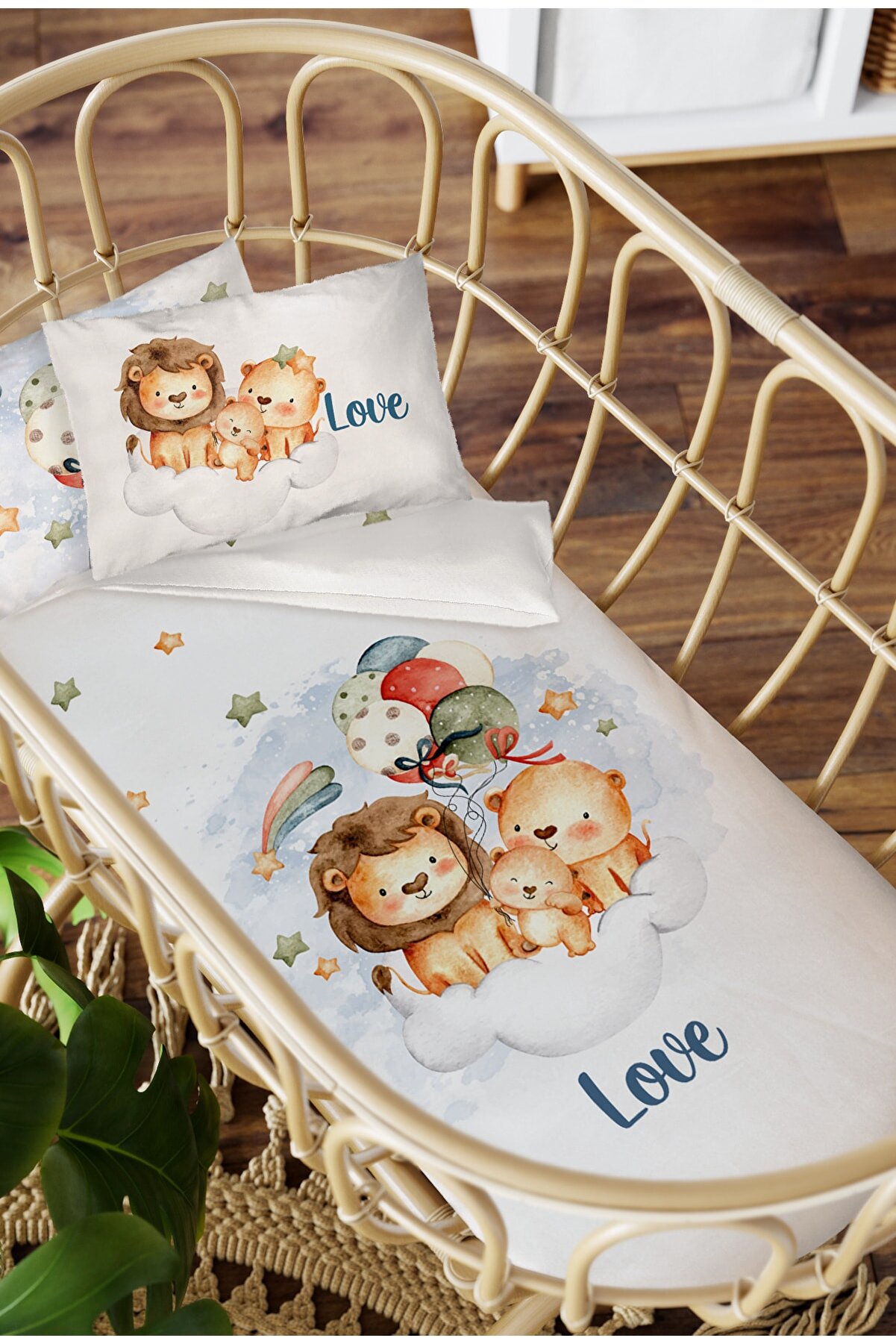 HomamiaAnne Yanı Sleeping Crib Duvet cover set besik-75374637897