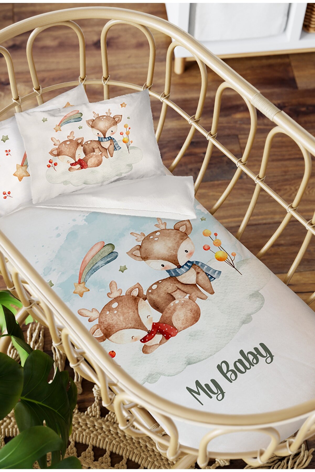 HomamiaAnne Yanı Sleeping Crib Duvet cover set besik-235374637897