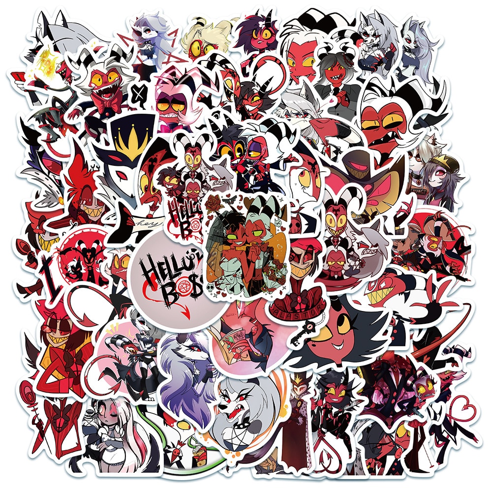 10/30/50PCS American TV series Evil Boss Helluva Stickers DIY Travel Guitar Phone Laptop Cool Waterproof Graffiti Decal Sticker