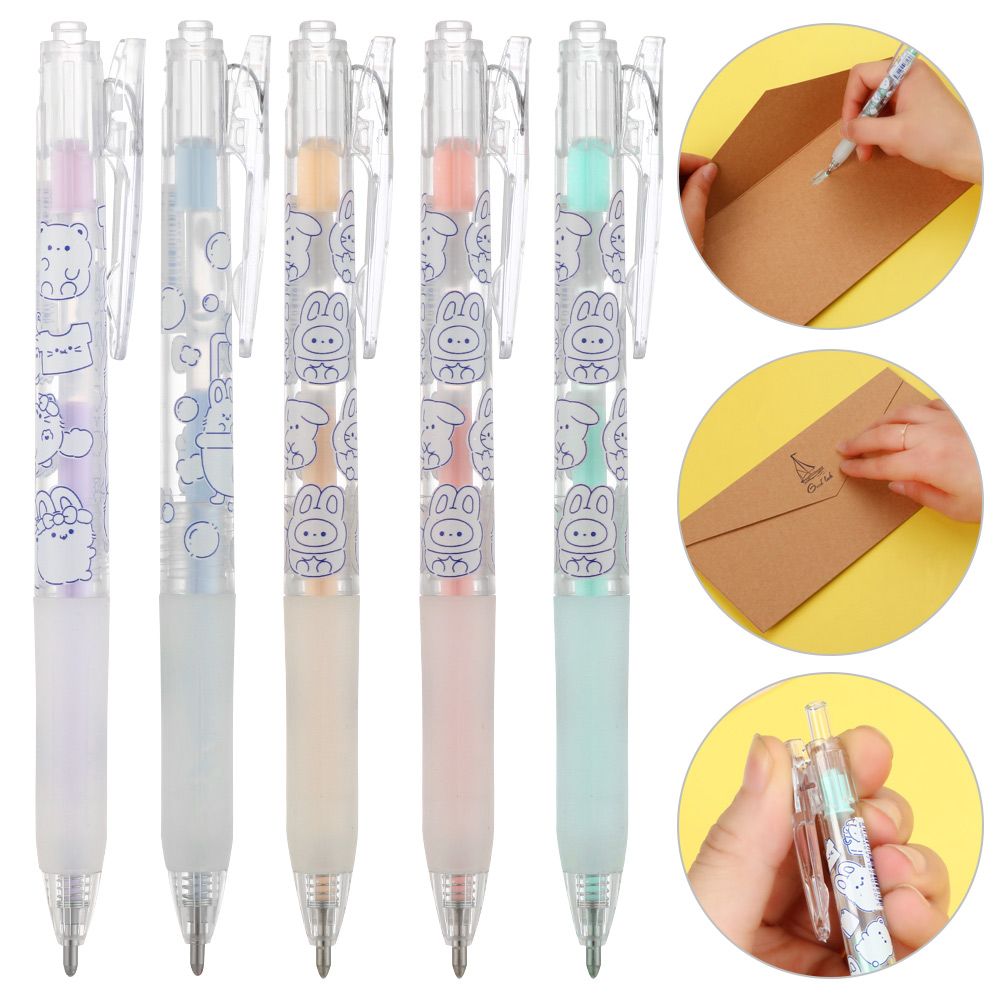 New Creative Scrapbooking Decor Office Supplies Double Sided Adhesive Dots Stick Roller Pen Shape Dispensing Glue