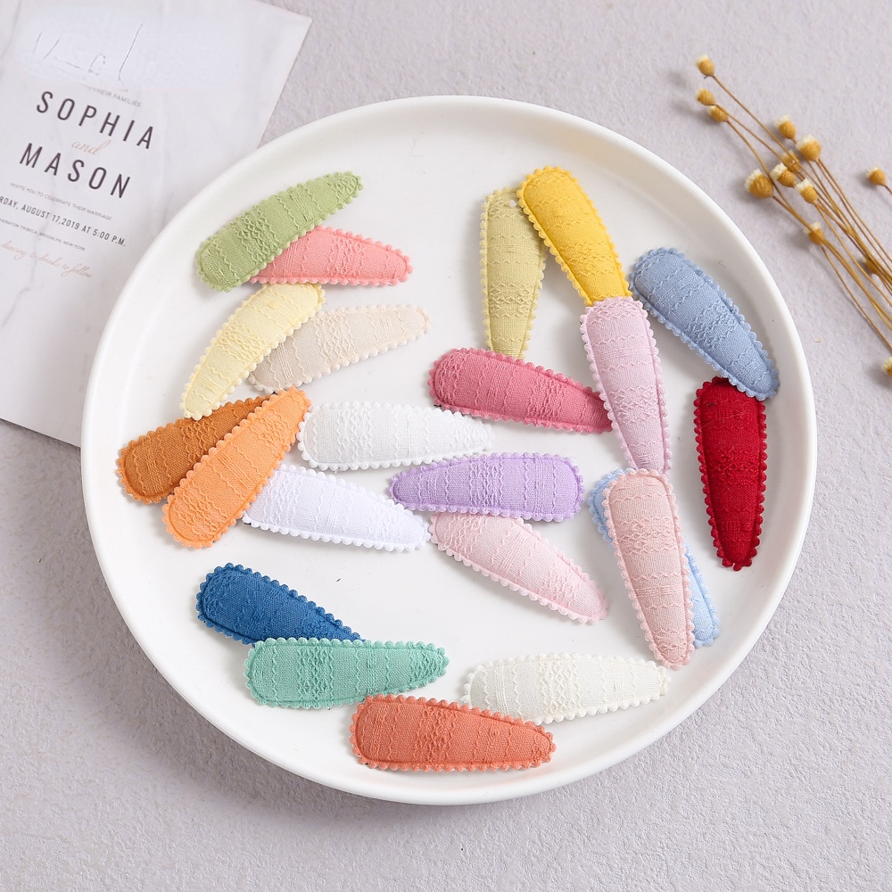 Baby Girl Cute Hair Clips Children Lovely Handmade Cotton Hair Clip Hairpin Headdress Hair Accessories Hairgrips Kids Headband