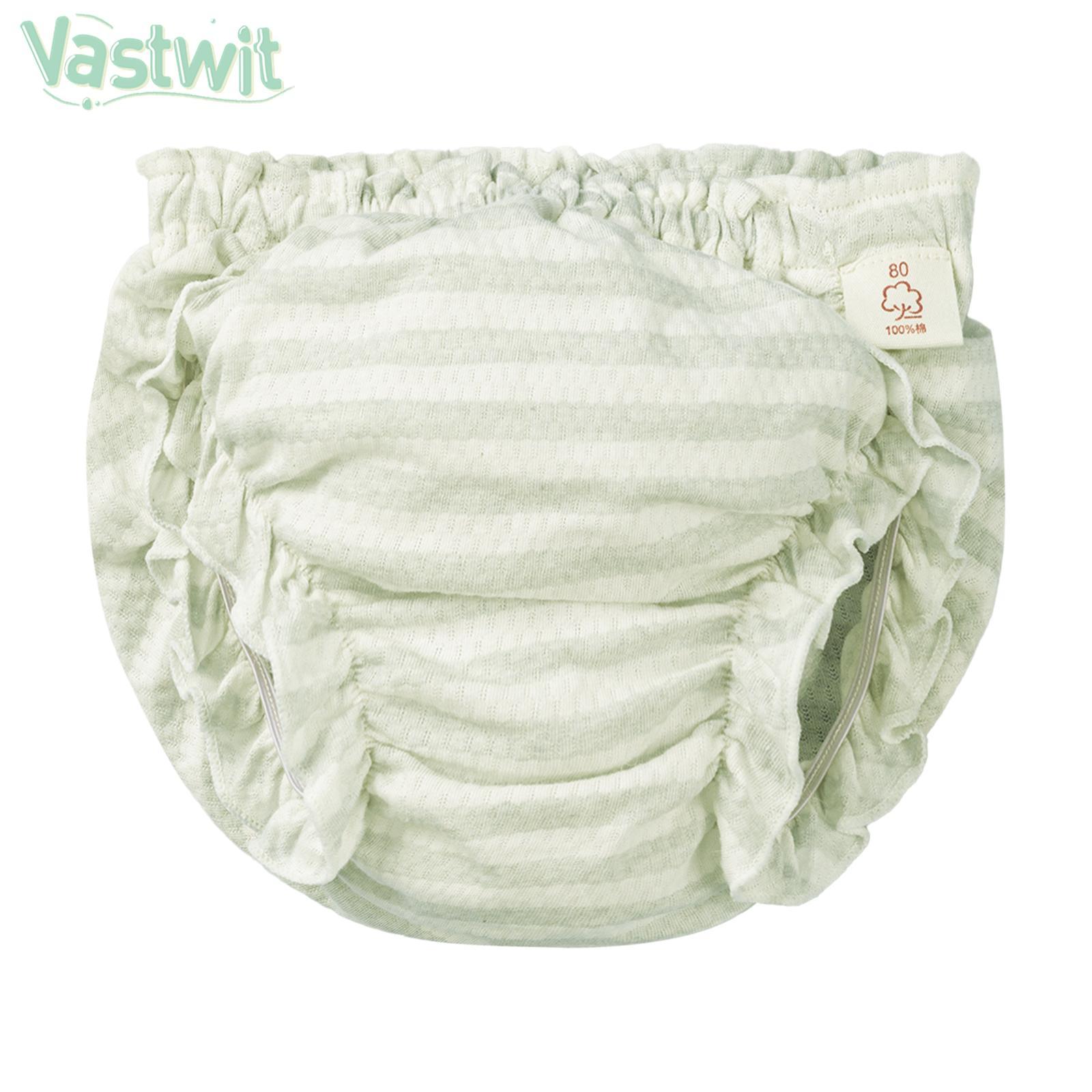 Training Underpants Baby Girls Cotton Ruffle Briefs Diaper Cover Washable Reusable Nappies Kids Bread Pants Shorts Underwear
