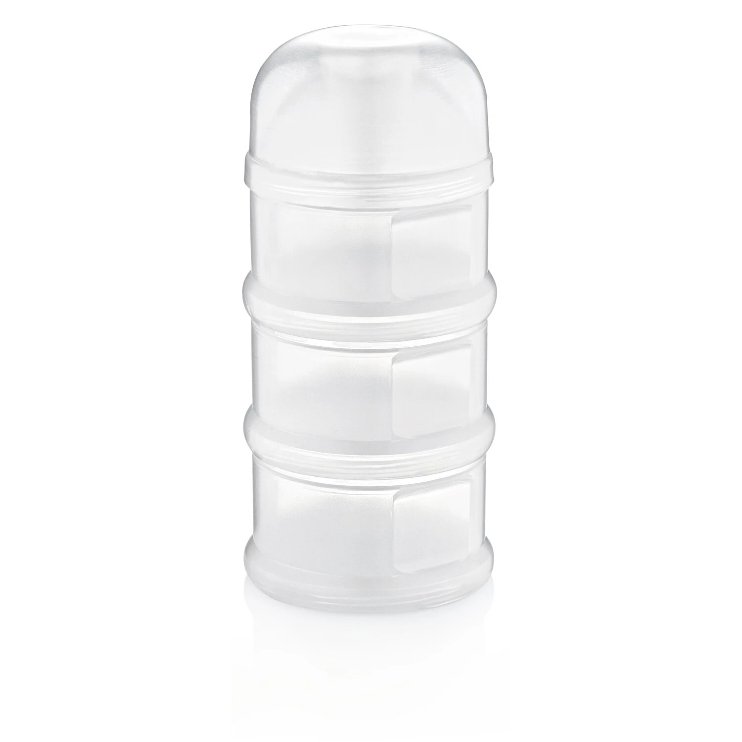White colored layer powder food container