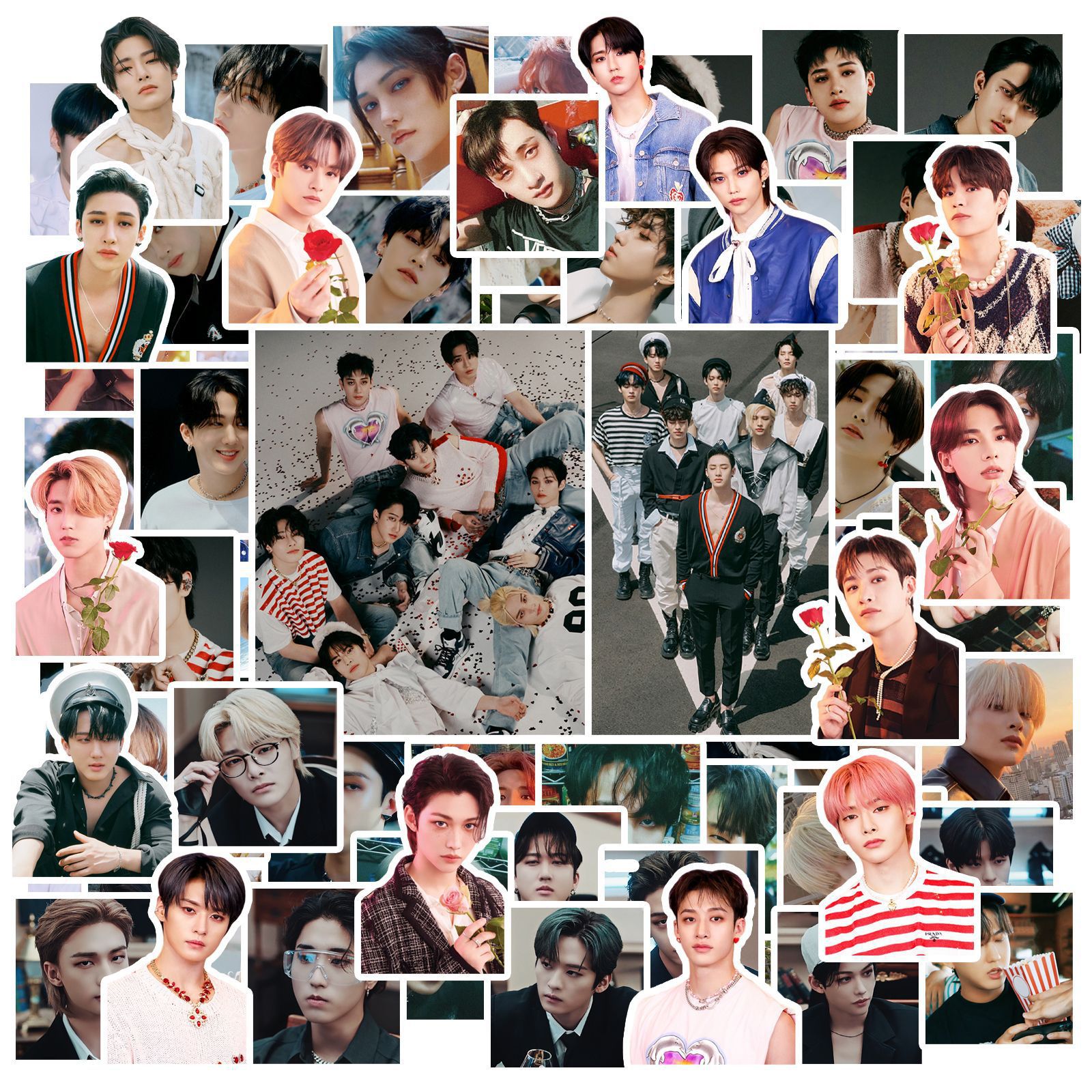 100PCS/ Kpop Stray Kids MANIAC Stickers New Album Pack Noeasy Stickers Cute Boys Group Idol Photo Picture Print Phone Case
