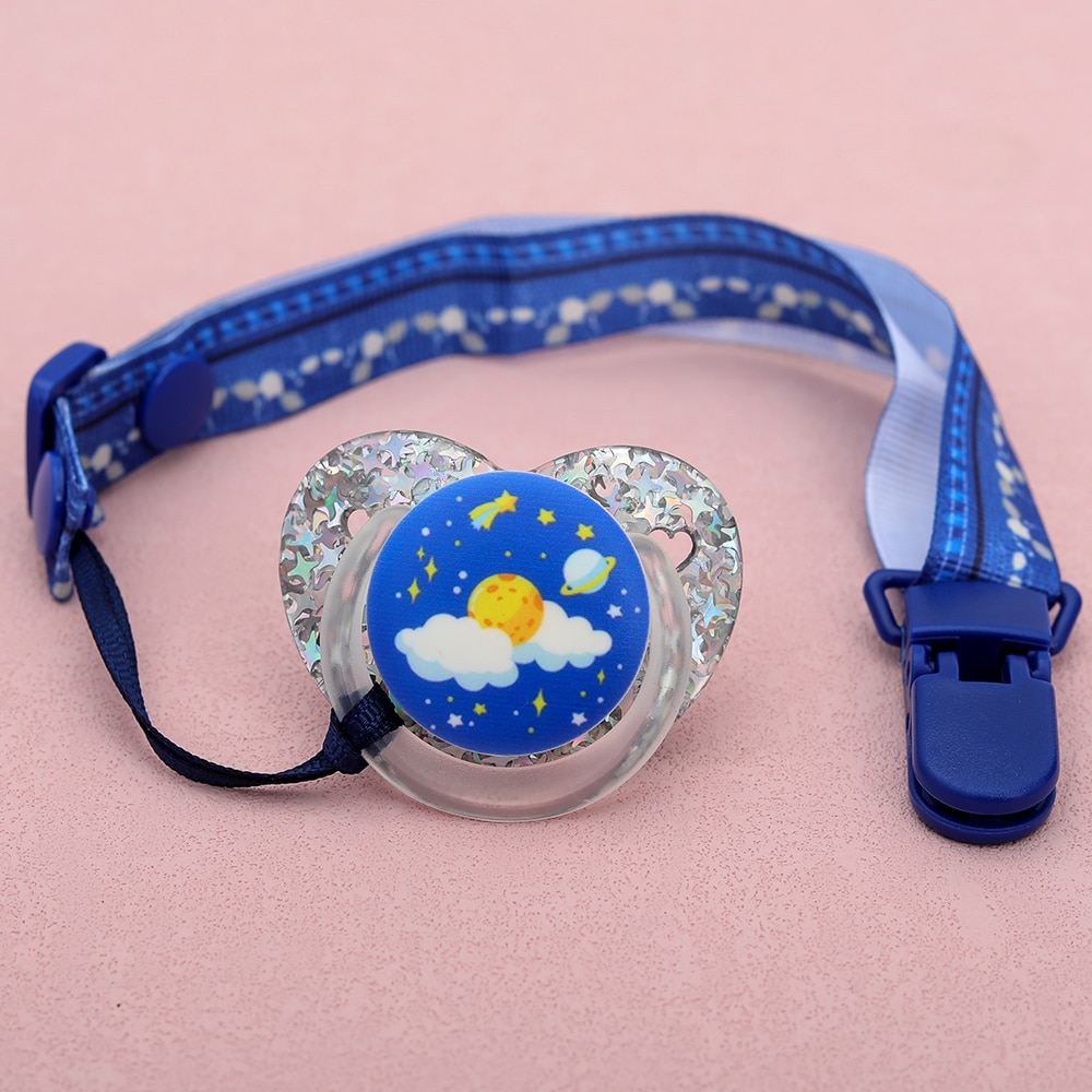 Silicone Pacifier Personalized Acrylic Custom Baby Pacifier BPA Free Fashion Pattern Infant For Baby Shower Gift Chupetes