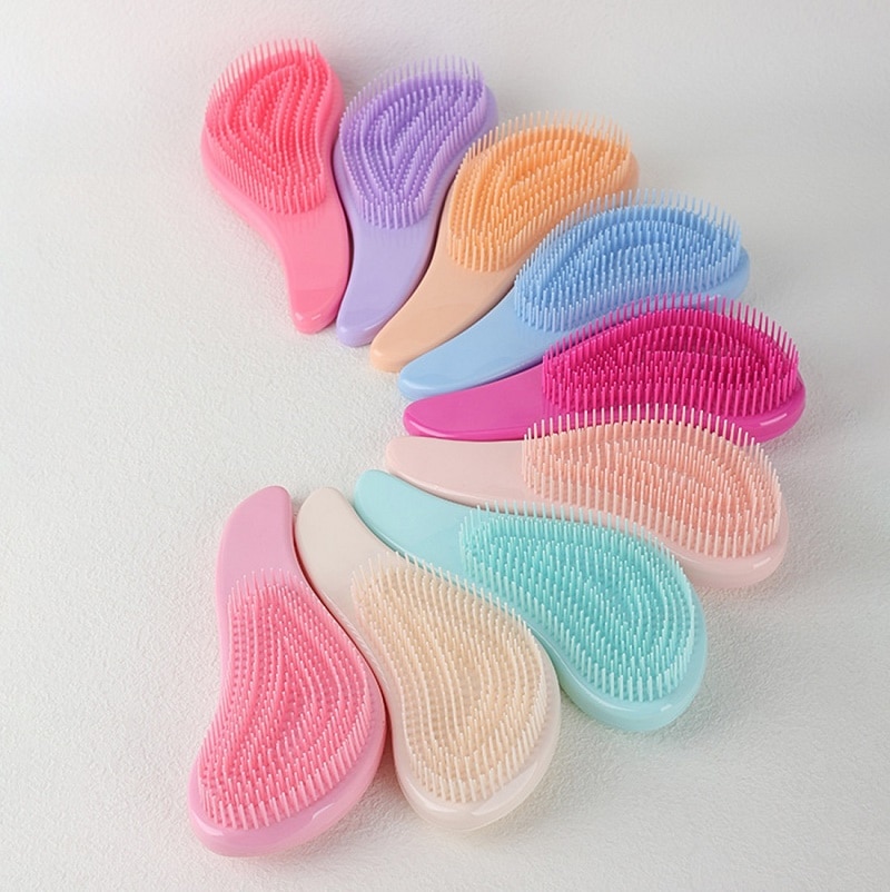 Hot Magic Handle Hair Comb Anti Static Massage Hair Brush Detangle Shower Massage Hairbrush Combs Salon Hair Styling Tool