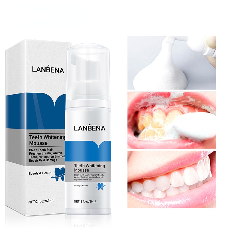 Teeth Whitening Foam Toothpaste Remove Bad Breath Whiten Teeth Dental Care Tooth Cleaning Mousse Toothpaste