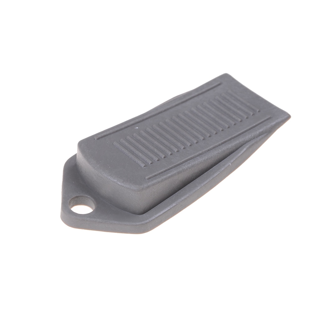 2pcs Door Wedge Shaped Rubber Door Stops Non-Slip Black Rubber Door Buffers