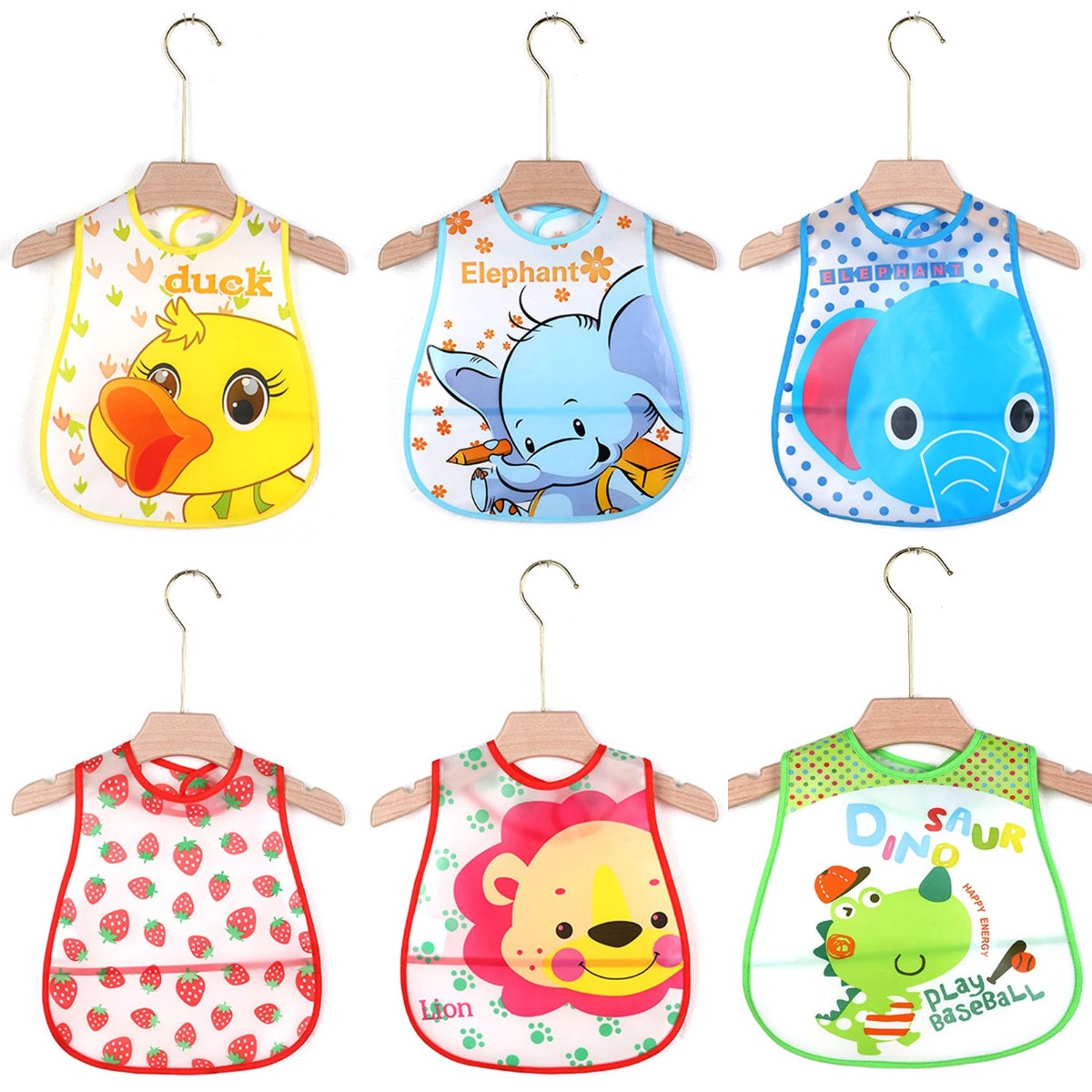 Cute Baby Bib Removable Waterproof EVA Saliva Rice Pocket Imitation Animal Stereo Children Baby Feeding Bibs Cartoon Bebé Bib