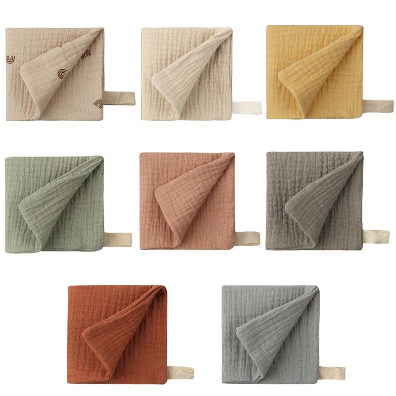 8 Styles 4 Layer Baby Handkerchief Soft Absorbent Gauze Burp Cloth Kids Wipe Cloth Newborn Face Towel Bibs Feeding Bath Towel