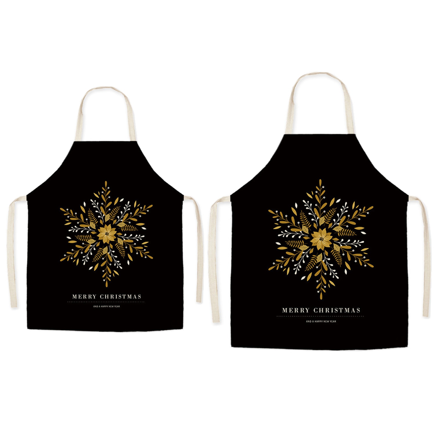 Christmas Santa Cute Family Matching Apron Dad and Me Pinafore Kid Drawing DIY Boy Men Couple Kitchen Waterproof Baking Apron