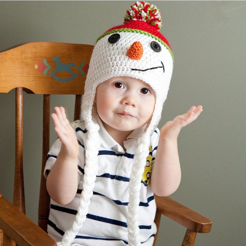 Crochet Knitted Newborn Photography Props Baby Hat Photography Costume Boys Girls Clothes Suit