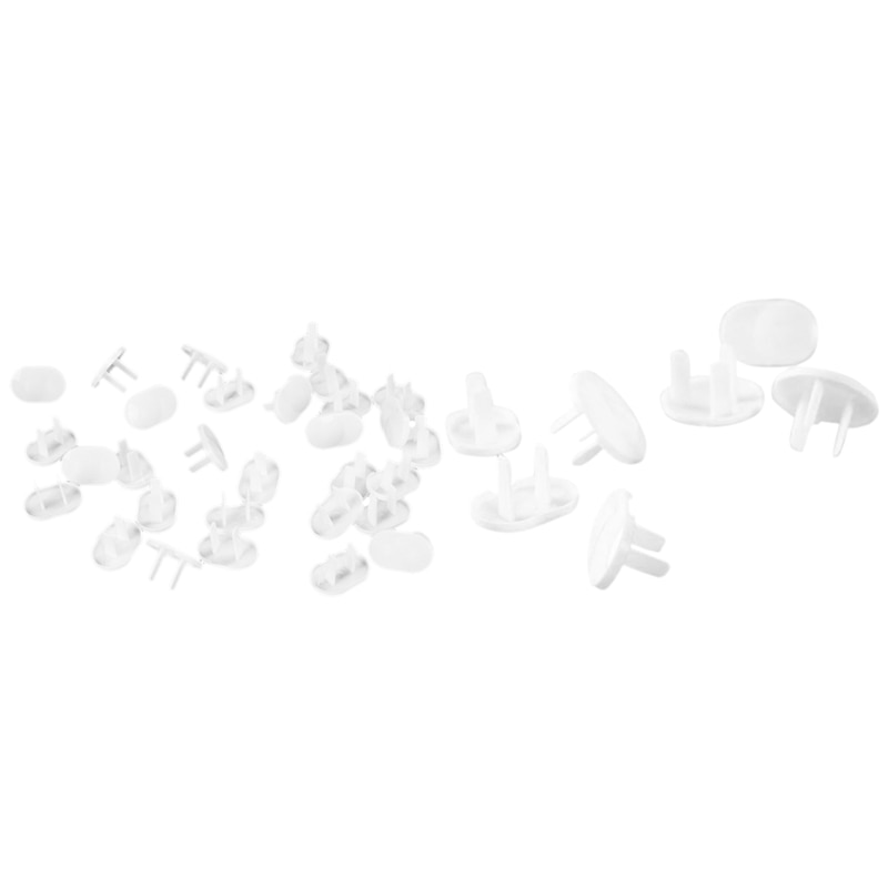 100 Pcs Shock Plugs Protector Cover Cap Power Socket Electrical Outlet Baby Children Safety Guard-3 Holes & 2 Holes