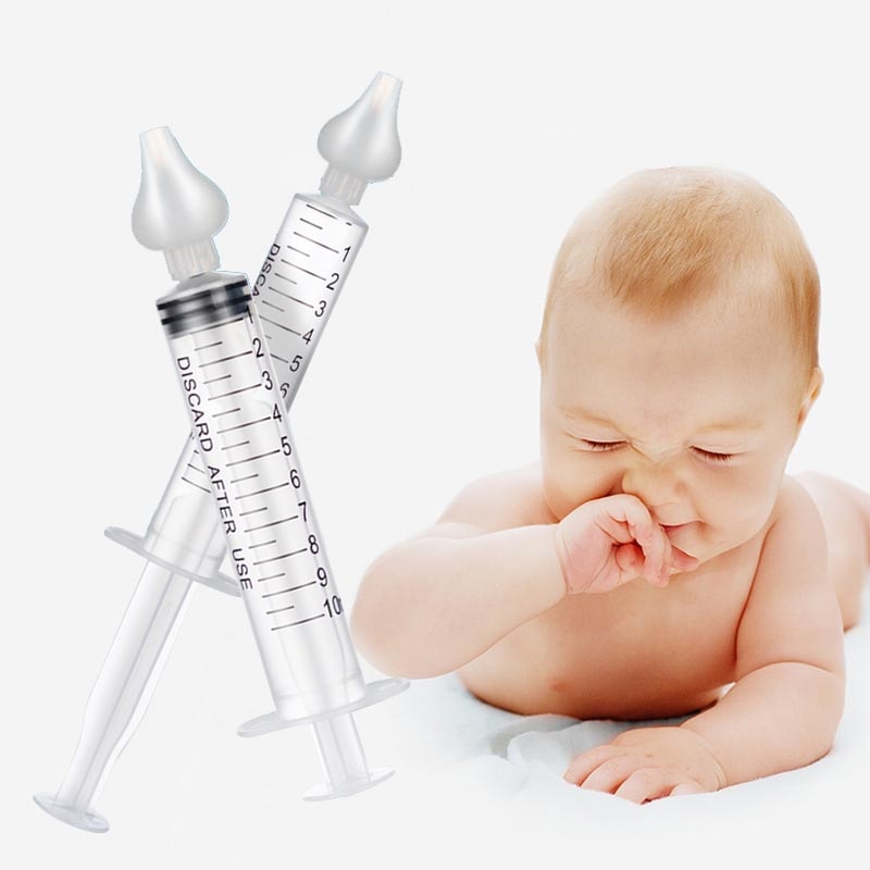 Baby Nose Clean Needle Tube Infant Baby Care Nasal Aspirator Cleaner 10ML Baby Rhinitis Nasal Washer