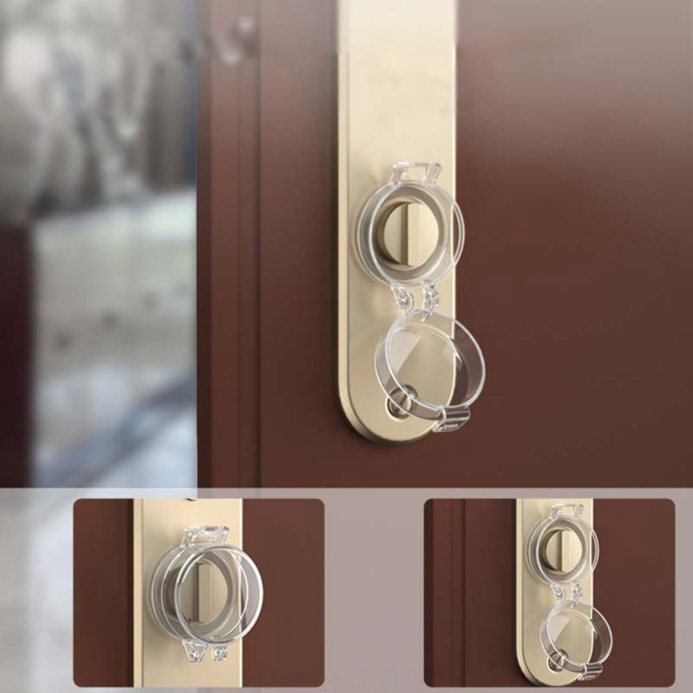 Anti-Theft Door Lock Cover Child Safety Lock Baby Room Door Anti-Lock Protection Cover Protective Baby Children Safety