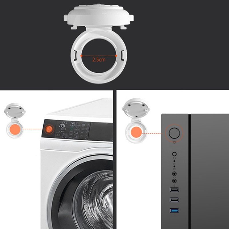 Baby Washing Machine Car Button Switch Lock For Child Safety Lock Children Protection Kid Safety Care Electrical Switch Lock Box