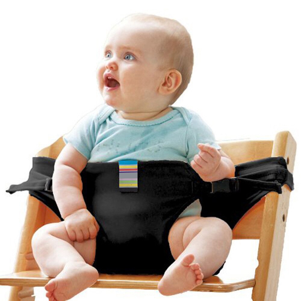 ZK40 Infant Seat Seat Belt Infant Child Wrap Foldable Travel Portable Dining Chair Feeding Aid with Seat Belt