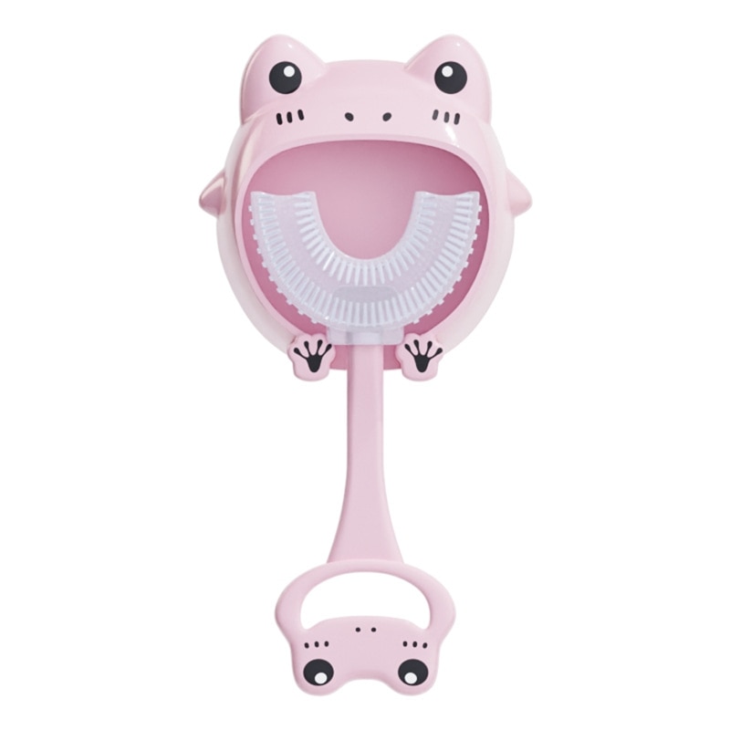 Dustproof Toothbrush Holder Child U Shape Toothbrushes Safety for Oral Healthy QX2D