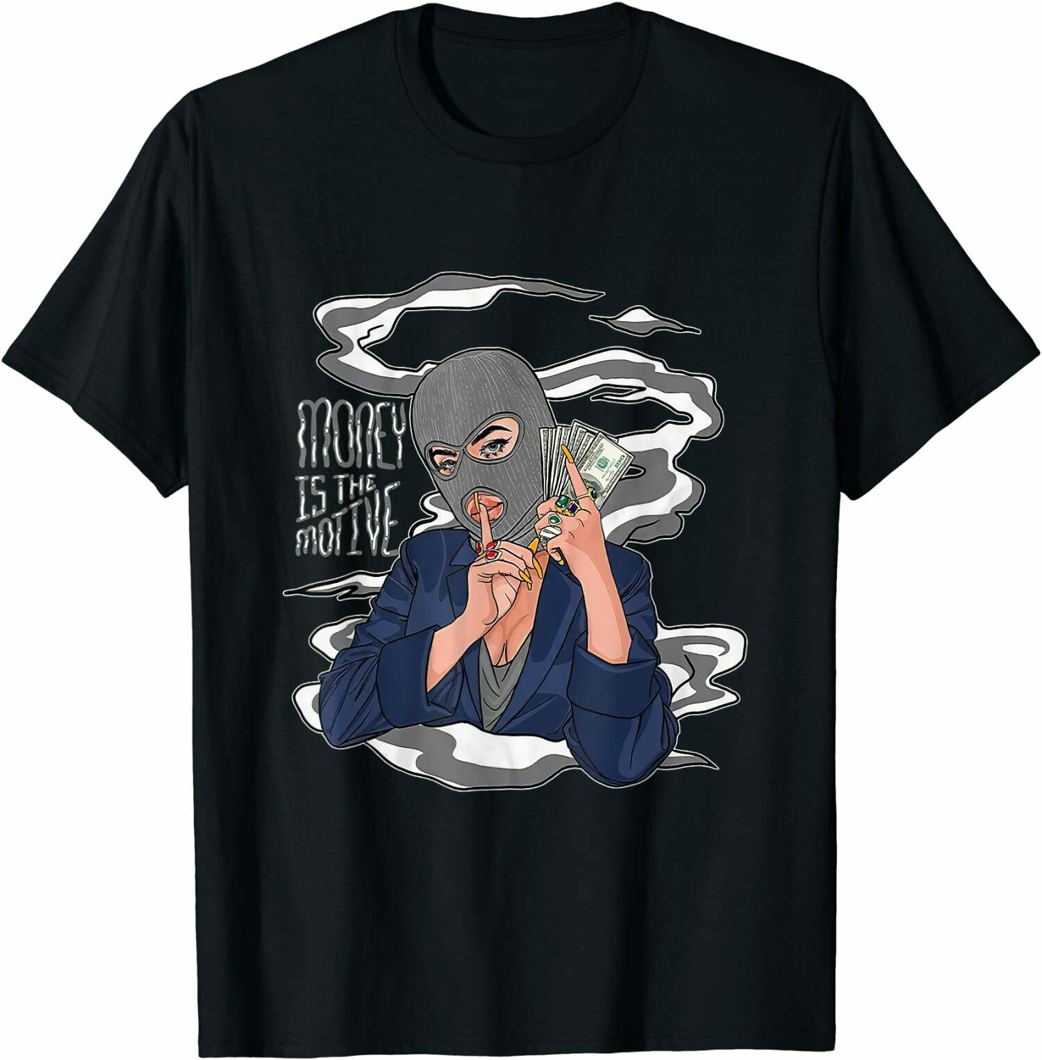 Money Is The Motive, Motive Make A Money T-Shirt Premium Cotton Short Sleeve O-Neck Mens Tshirt S-3XL