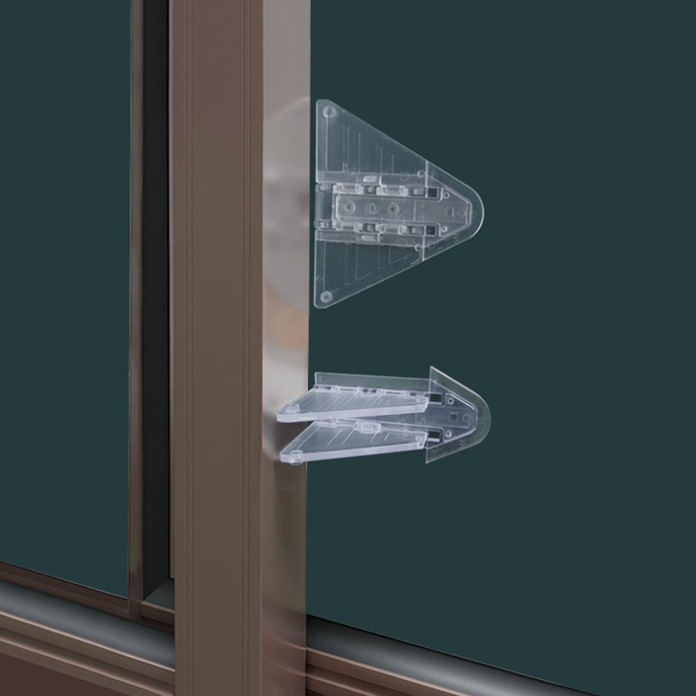 1pc Sliding Window Locks Baby Safety Locks Security Protector Anti-fall Easy Install Multi-Purpose For Push-pull Door Windows
