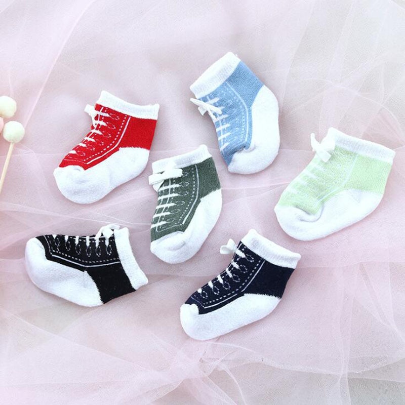 Baby Socks Sports Shoe Laces Baby Socks Cotton Children Baby Socks Lace Straight Popular New Healthy Cute Comfortable