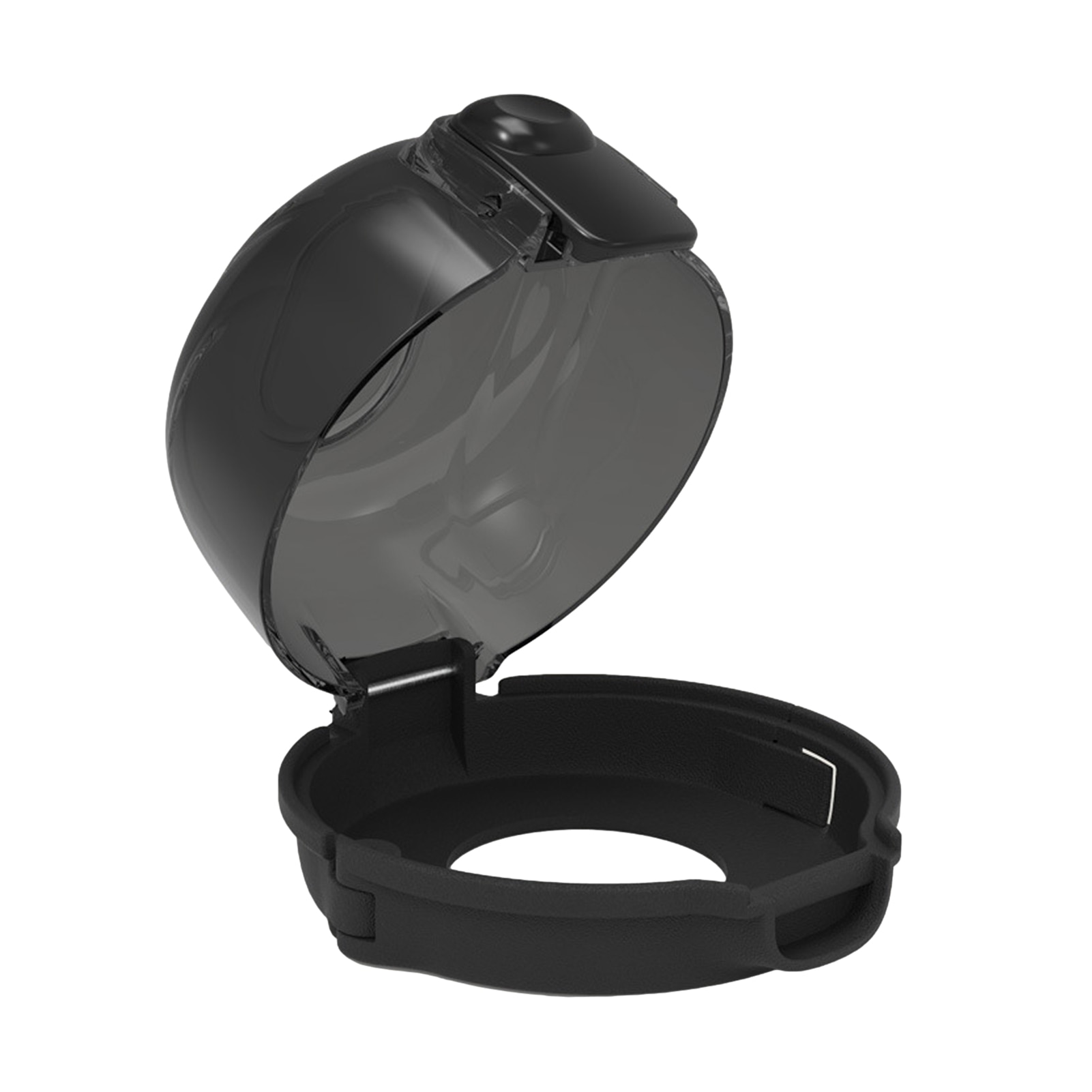 Stove Knob Covers Black Clear View Oven Knob Covers Stove Knob Locks Universal Size Adhesive Child Safety Cooktop Stove Knob