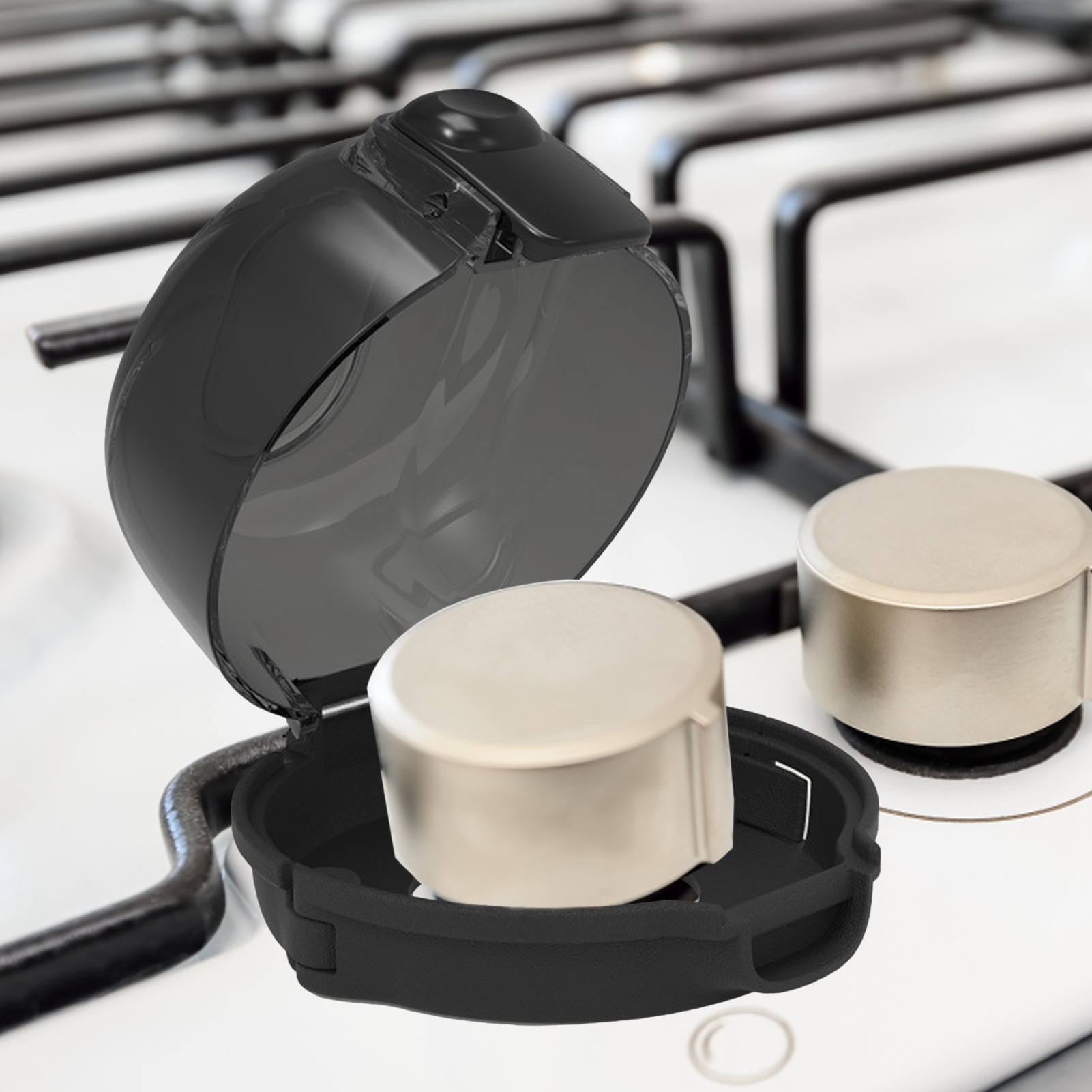 Stove Knob Covers Baby Safety Stove Knob Cover Adhesive & Clear View Universal Design Stove Knob Covers for Child Safety Sto
