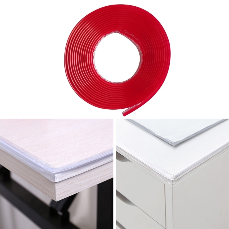 New Infant Baby Safety Corner Protection Strip Guards 1m Transparent Table Edge Furniture Corner Protectors Soft PVC