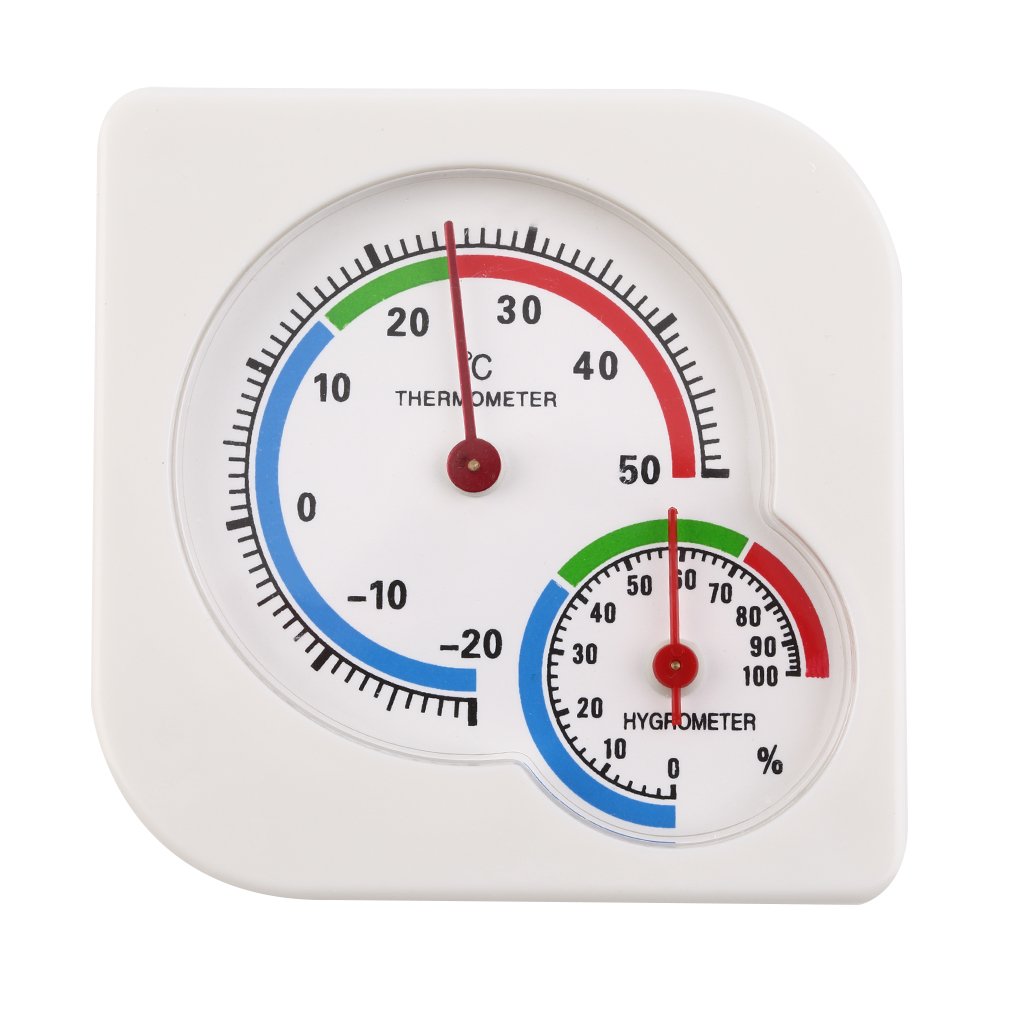 2 In 1 Mini Accurate Wet Hygrometer Classic Homeuse Indoor Outdoor Humidity Thermometer Temperature Meter Mechanical Parts